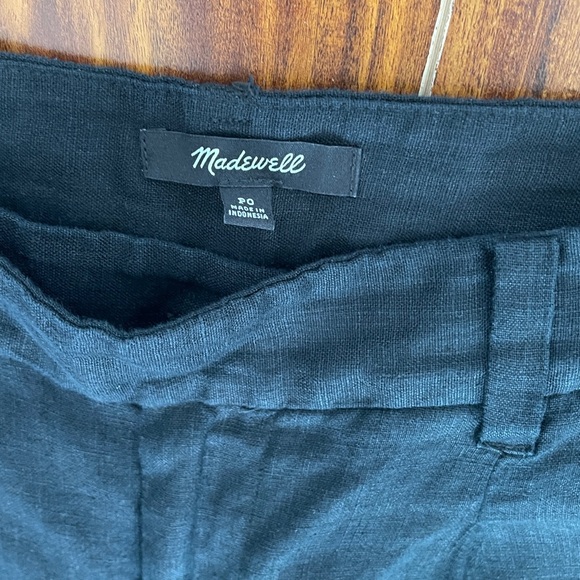 Madewell Petite Harlow Wide-Leg Pant in 100% Linen size p0 - Picture 7 of 7